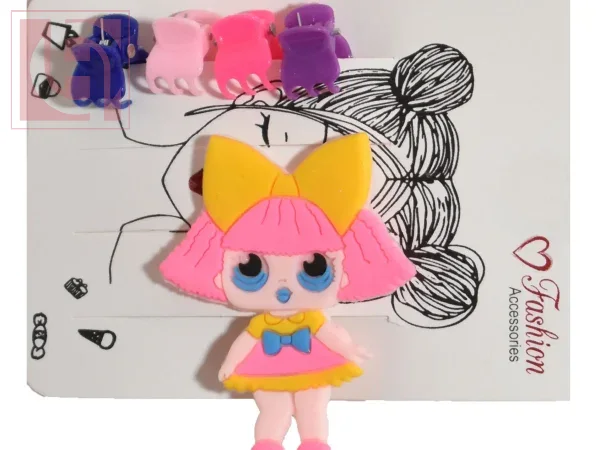Hair Clip 5-Piece and Scrunchie Set for Women and Girls