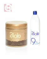 Professional Lightening Package Hair Oxygen Cream 9% 1000ml Blue + Hair Lightening and Bleaching Powder 200g Blue from Blob