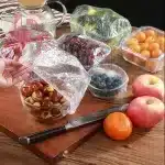 ⁦طقم اكياس 100قطع شفافة قابل للتمدد لحفظ الطعام⁩ - الصورة ⁦6⁩