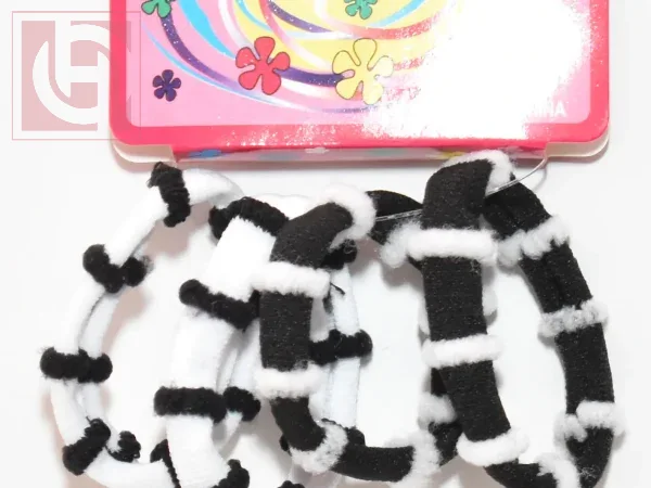 Elastic Hair Ties 4 Pieces for Women and Girls