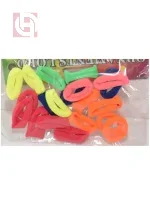 Cotton Hair Ties Soft Small Elastic Multi-Color for Girls and Women