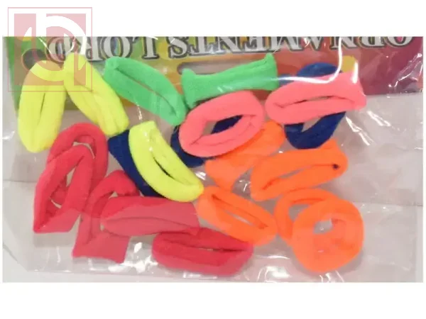 Cotton Hair Ties Soft Small Elastic Multi-Color for Girls and Women