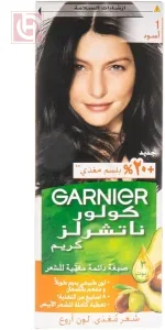 غارنييه كولور ناتشرلز صبغة شعر لون اسود طبيعى رقم1 100مل