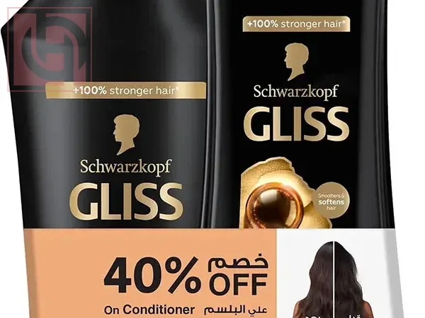 Schwarzkopf Gliss Ultimate Repair Duo Pack (Shampoo + Conditioner 40% OFF) for Heavily Damaged, Dry Hair