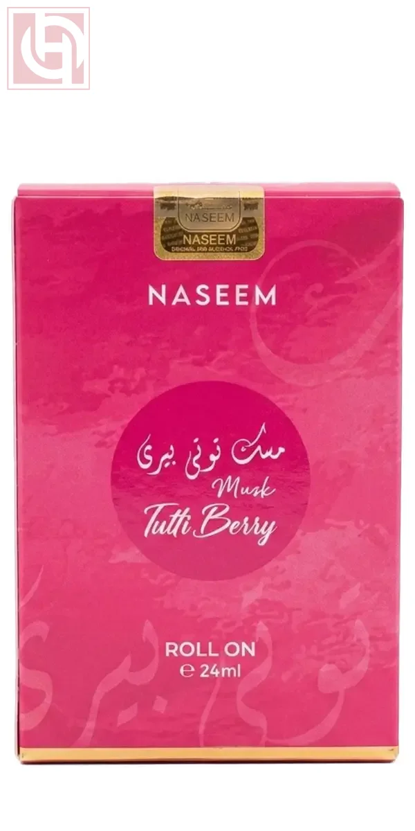 Naseem Roll On Musk Tutti Berry 24ml ORIGINALHUBS Naseem Roll On Musk Tutti Berry 24ml - Image 1