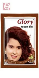 Glory Original Indian Henna with Amla & Shikakai Mahogany (6 Sachets x 10g) - Image 2