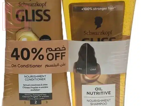 Schwarzkopf Gliss Oil Nutritive Nourishment Shampoo + Conditioner Set (40% OFF)