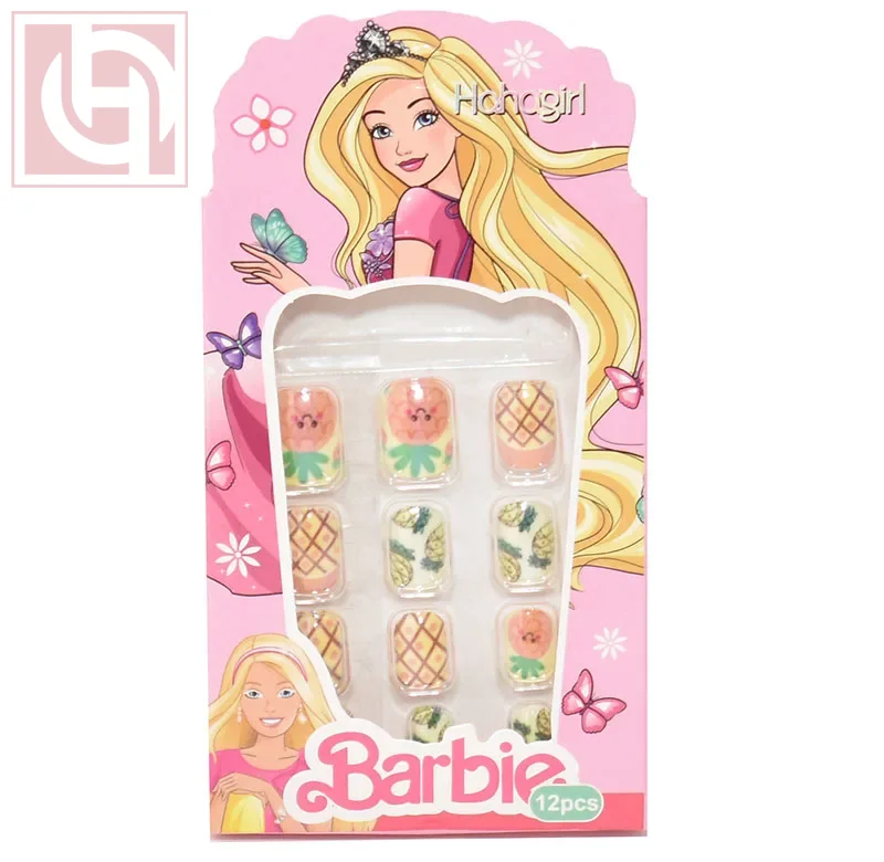 Artificial nails12 pieces for girls with adhesive tape - Image 1